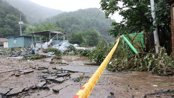 Korsel Diterjang Banjir dan Tanah Longsor Usai Hujan Lebat
