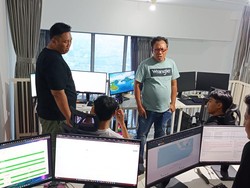 Penampakan Markas Judi Online di Jakbar yang Digerebek Polisi