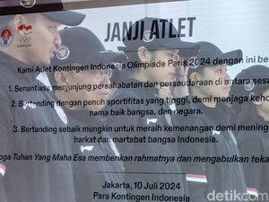 Momen Pengukuhan 29 Atlet Indonesia Jelang Olimpiade Paris 2024
