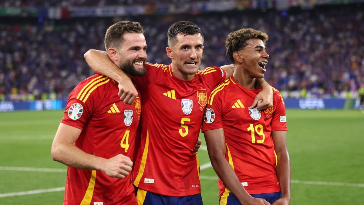 Ini rekor Spanyol di final Euro 2024. (Foto: UEFA via Getty Images/Alex Pantling - UEFA)