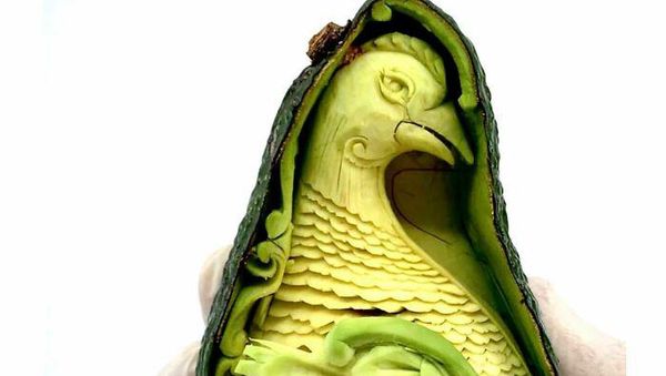 Wow! Ukiran Buah dan Sayur Karya Chef Ini Tampak Keren