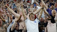 Di final Euro 2024, Inggris akan berduel dengan Spanyol. REUTERS/Wolfgang Rattay