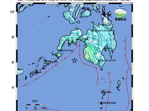 Gempa M 7,0 Kepulauan Sangihe Terasa di Halmahera Barat-Ternate Gempa M 7,0 Kepulauan Sangihe Terasa di Halmahera Barat-Ternate