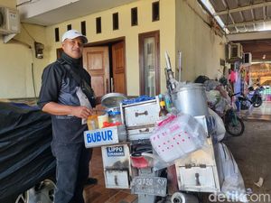 Enaknya Pedagang Bubur Tambun! Berangkat Subuh, Pulang Bisa Mancing Enaknya Pedagang Bubur Tambun! Berangkat Subuh, Pulang Bisa Mancing