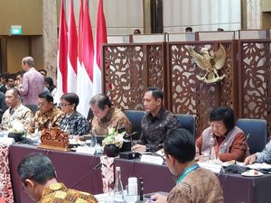 Airlangga-AHY Hadiri Rakernas Kebijakan Satu Peta Airlangga-AHY Hadiri Rakernas Kebijakan Satu Peta