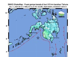 Gempa M 7,0 Sangihe Sulut Bikin Warga Panik, Getaran Terasa Selama 4 Menit