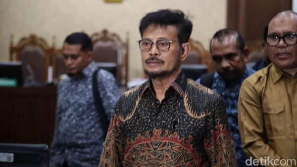 Tok! SYL Divonis 10 Tahun Penjara