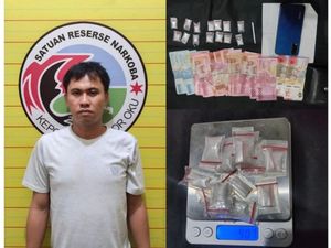 Bandar Narkoba di OKU Diringkus, dalam Rumahnya Ada 14 Paket Sabu