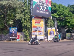 Banner Gambar Politisi Bertebaran Jelang Pilwali Malang, Begini Kata KPU