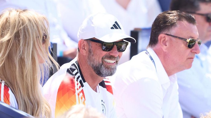 PALMA DE MALLORCA, SPAIN - JUNE 29: Jurgen Klopp attends day seven of the Mallorca Championships at Mallorca Country Club on June 29, 2024 in Palma de Mallorca, Spain. (Photo by Manuel Queimadelos/Quality Sport Images/Getty Images)