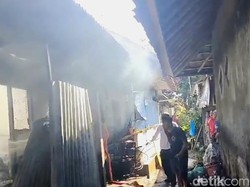 Masak Nasi Ditinggal Tidur Picu Kebakaran di Permukiman Padat Penduduk