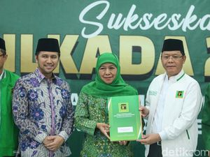 Khofifah-Emil Dardak Resmi Diusung PPP Maju Pilgub Jatim 2024