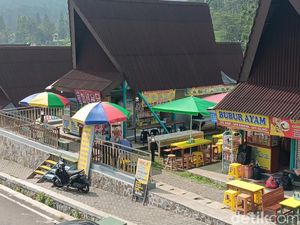 Seperti Ini Kondisi Rest Area Gunung Mas yang Jadi Tempat Relokasi PKL Puncak