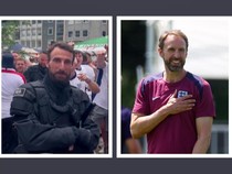 Mirip Southgate Banget, Polisi di Dortmund Jadi Korban Suporter Inggris