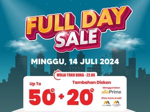 Bangun, Serbu! Transmart Full Day Sale Hari Ini Diskon Melimpah 50% + 20%