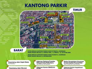 20 Kantong Parkir Gratis Disiapkan saat Riau Bhyangkara Run, Cek Lokasinya