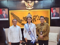 Putri Otonomi Indonesia Asal Klaten Gantikan Bahlil Jadi Menteri Sehari