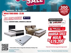 Di Transmart Full Day Sale, Tempat Tidur Diskon Hingga Rp 600 Ribu!