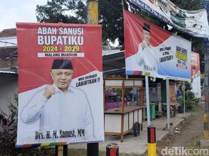 Banner Abah Sanusi Bertebaran Jelang Pilbup Malang, Ini Kata Pengamat UB Banner Abah Sanusi Bertebaran Jelang Pilbup Malang, Ini Kata Pengamat UB