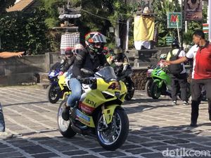 Bezzecchi dan Di Giannantonio Sapa Penggemar di Bali Jelang MotoGP Mandalika