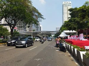 Sudirman Loop Selesai, Lalin Bundaran HI-Senayan Kembali Dibuka