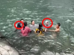 Detik-detik 2 Remaja Putri Tenggelam di Air Terjun Jami Maros Saat Berenang