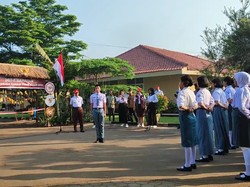 Momen Tantingan 76 Calon Paskibraka Siap Jalani Latihan HUT Ke-79 RI