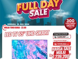 TV Baru Harga Miring di Transmart Full Day Sale!