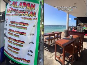 Wow! Warung Pecel Lele Ini Punya Pemandangan Laut Bali yang Cantik Wow! Warung Pecel Lele Ini Punya Pemandangan Laut Bali yang Cantik