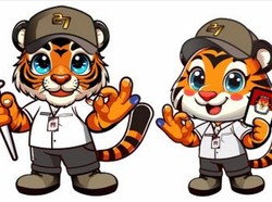 Maskot Pilgub Lampung Didesain Ulang, Harimau Genggam Paku dan Surat Suara