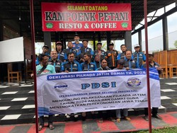 Puluhan Driver di Mojokerto Gelorakan Deklarasi Pilkada 2024 Damai