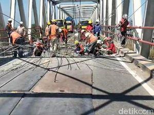 Jembatan Poncol Brebes Ditutup, Lalu Lintas Pejagan-Purwokerto Dialihkan Jembatan Poncol Brebes Ditutup, Lalu Lintas Pejagan-Purwokerto Dialihkan