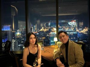 Romantis! Momen Dinner Ussy Sulistiawaty dan Andhika Pratama