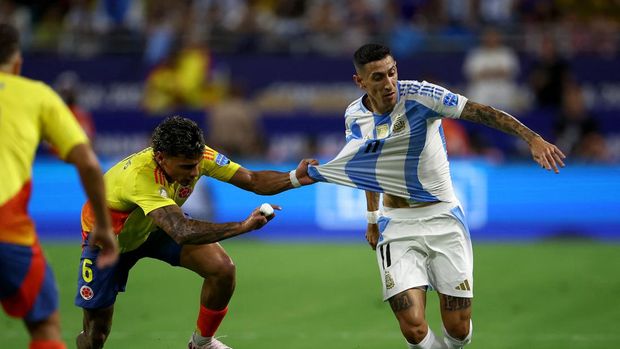 Soccer Football - Copa America 2024 - Final - Argentina v Colombia - Hard Rock Stadium, Miami, Florida, United States - July 14, 2024 Argentina's