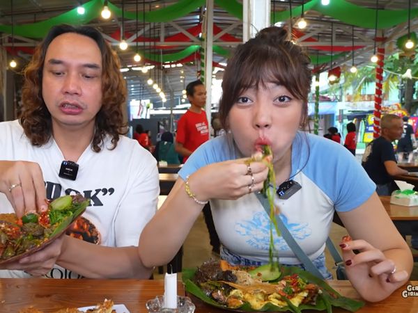 Kehebohan Mukbang Bella Kuku dan Gerry Girianza, Pasangan yang Doyan Pedas!