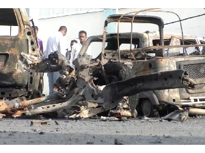 Bom Mobil Meledak di Lokasi Nobar Euro, 5 Warga Somalia Tewas Bom Mobil Meledak di Lokasi Nobar Euro, 5 Warga Somalia Tewas