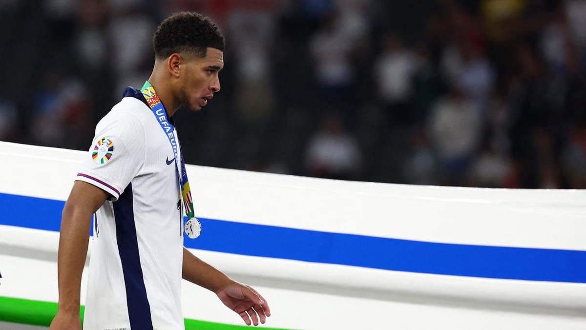 Jude Bellingham menyebut kekalahan dari Spanyol di final Euro 2024 terasa kejam (Foto: REUTERS/Lee Smith)