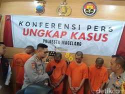 Bongkar Kasus Narkoba di Magelang, Polisi Sita 200 Gram Sabu-16 Ribu Pil Sapi
