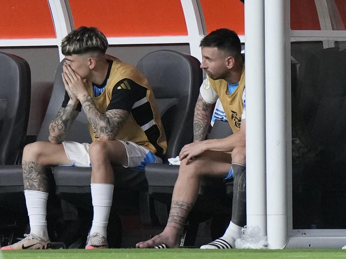 Alejandro Garnacho ingin menjadi bintang di turnamen berikutnya bersama Argentina. (Foto: AP/Wilfredo Lee)