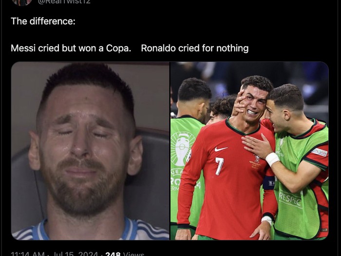 Meme Argentina juara Copa America 2024