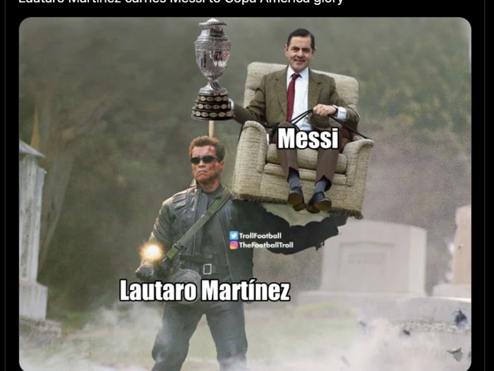Meme Argentina juara Copa America 2024