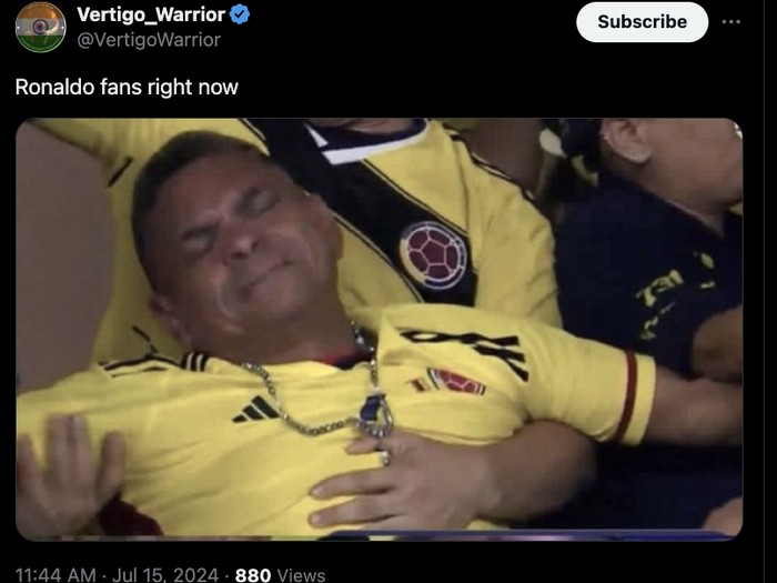 Meme Argentina juara Copa America 2024