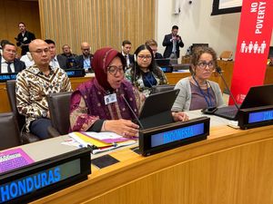 Di Markas PBB, Mensos Risma Bicara Pentingnya Data dalam Atasi Kemiskinan