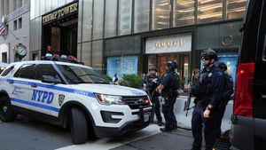 Penampakan Trump Tower Dijaga Ketat Usai Insiden Penembakan