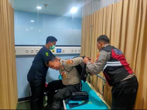 Polisi Terkena Sabetan Sajam Saat Bubarkan Tawuran di Jaktim