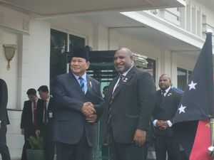Bertemu PM Papua Nugini, Prabowo Janji Lanjutkan Kebijakan Jokowi Bertemu PM Papua Nugini, Prabowo Janji Lanjutkan Kebijakan Jokowi