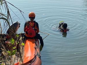 Pemancing Ikan Tenggelam di Danau Galian di Tangerang