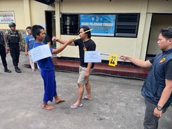 Pembunuh Adik Ipar di Mrebet Purbalingga Jalani Rekonstruksi di Mapolres