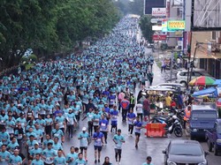 Riau Bhayangkara Run Aman, Polisi: Berkat Dukungan Masyarakat