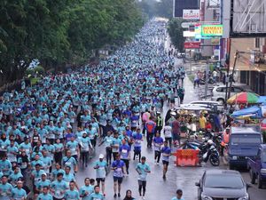 Riau Bhayangkara Run Aman, Polisi: Berkat Dukungan Masyarakat Riau Bhayangkara Run Aman, Polisi: Berkat Dukungan Masyarakat
